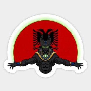 Anubis Albania Sticker